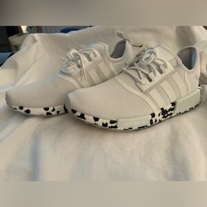 Brand new with tags in box Adidas NMD parley white/white with black